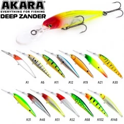 Воблер для троллинга Akara Deep Zander 90F (12 гр)