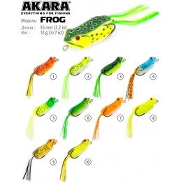 Лягушка незацепляйка Akara Frog 55 (12 гр)