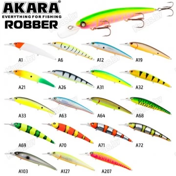 Воблер для троллинга Akara Robber 120F (19 гр)