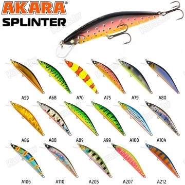 Воблер Akara Splinter 80S (7.5 гр)