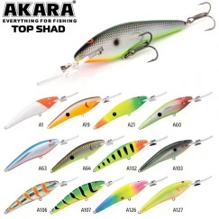 Воблер для троллинга Akara Top Shad 105F (18 гр)