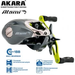 Катушка мультипликаторная Akara Atami AA20L