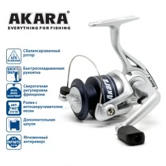 Безынерционная катушка  Akara Geden FG3000. 6 ш.п.