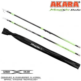Удочка с кольцами Akara Magista Bolo 5 м, углеволокно, тест: 15-40 г, 215 г