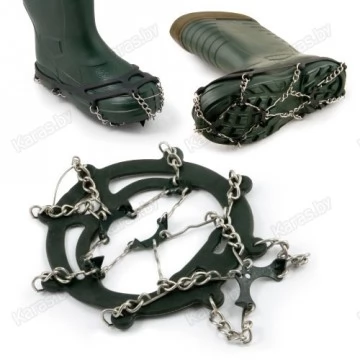 Шипы-цепи против скольжения для обуви зимние Akara