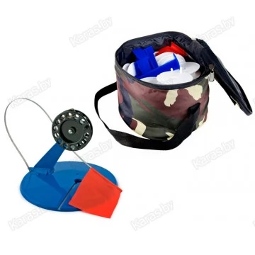 Жерлицы зимние Akara оснащенная 10 шт. + сумка (диаметр 19 см)