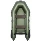 Надувная 2-местная ПВХ лодка Аква 2800 (зеленый)