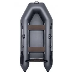 Надувная 2-местная ПВХ лодка Аква 2800 (графит)