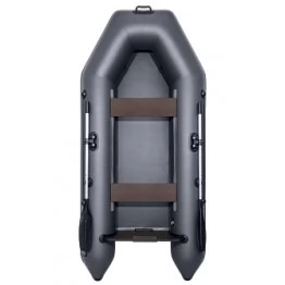 Надувная 2-местная ПВХ лодка Аква 2800 (графит)