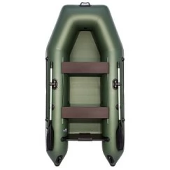 Надувная 2-местная ПВХ лодка Аква 2900 (зеленый)