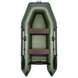 Надувная 2-местная ПВХ лодка Аква 2900 (зеленый)