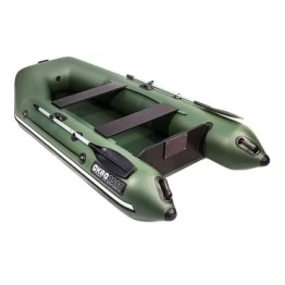 Надувная 2-местная ПВХ лодка Аква 2900 (зеленый)