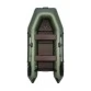 Надувная 2-местная ПВХ лодка Аква 2900 СКК (зеленая)