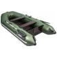 Надувная 2-местная ПВХ лодка Аква 2900 СКК (зеленая)