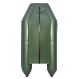 Надувная 3-местная ПВХ лодка Аква 2900 СК (сборный пайол, киль, зеленый)