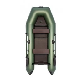Надувная 3-местная ПВХ лодка Аква 3200 СКК (зеленая)
