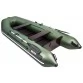 Надувная 3-местная ПВХ лодка Аква 3200 СКК (зеленая)