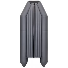 Надувная 4-местная ПВХ лодка Аква 3600 НДНД (графит/черный)