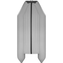 Надувная 3-местная ПВХ лодка Аква 3200 НДНД (светло-серый/графит)