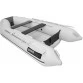 Надувная 3-местная ПВХ лодка Аква 3200 НДНД (светло-серый/графит)