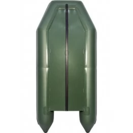 Надувная 3-местная ПВХ лодка Аква 3200 СК (сборный пайол, киль, зеленый)