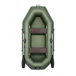 Надувная 2-местная ПВХ лодка Аква Мастер 260 (зеленый)