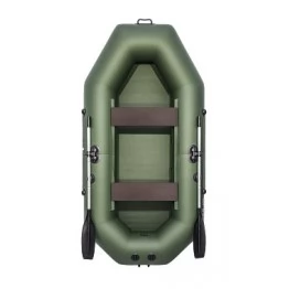 Надувная 2-местная ПВХ лодка Аква Мастер 260 (зеленый)