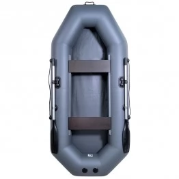 Надувная 2-местная ПВХ лодка Аква Мастер 280 (графит)