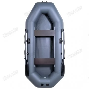 Надувная 2-местная ПВХ лодка Аква Мастер 280 (графит)