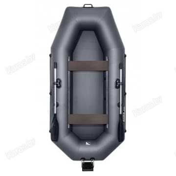 Надувная 3-местная ПВХ лодка Аква Мастер 300 ТР (графит)