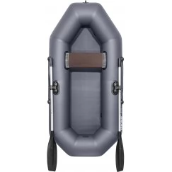 Надувная 1-местная ПВХ лодка Аква Оптима 210 (графит)