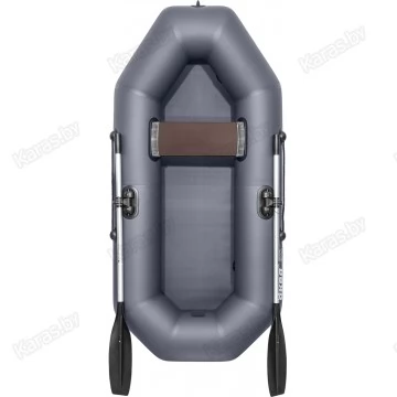 Надувная 1-местная ПВХ лодка Аква Оптима 210 (графит)