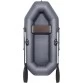 Надувная 1-местная ПВХ лодка Аква Оптима 210 (графит)