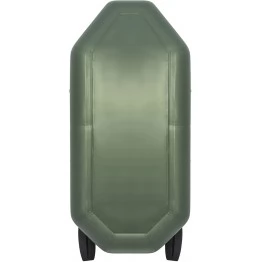 Надувная 1-местная ПВХ лодка Аква Оптима 210 (зеленый)