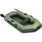 Надувная 1-местная ПВХ лодка Аква Оптима 210 (зеленый)