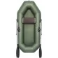 Надувная 1-местная ПВХ лодка Аква Оптима 210 (зеленый)