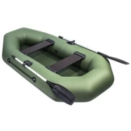 Надувная 2-местная ПВХ лодка Аква Оптима 260 (пол-книжка)