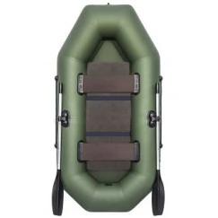 Надувная 2-местная ПВХ лодка Аква Оптима 260 (пол-книжка)
