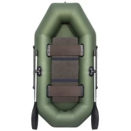 Надувная 2-местная ПВХ лодка Аква Оптима 240 (пол-книжка)