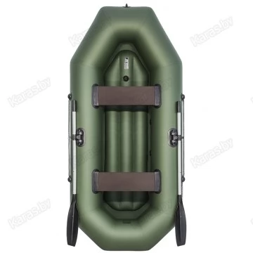 Надувная 2-местная ПВХ лодка Аква Оптима 260 НД