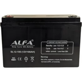 Аккумулятор лодочный тяговый Alfa 12V-100Ah