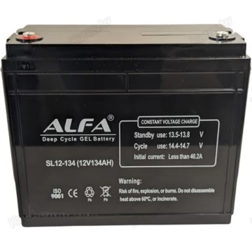 Аккумулятор лодочный тяговый Alfa 12V-134Ah