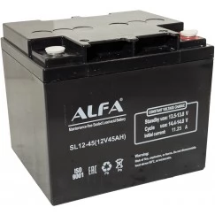 Аккумулятор лодочный тяговый Alfa 12V-45Ah