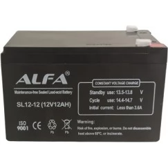 Аккумулятор свинцово-кислотный Alfa SL12-12 12V, 12Ah