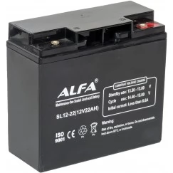 Аккумулятор свинцово-кислотный Alfa SL12-22 12V, 22Ah