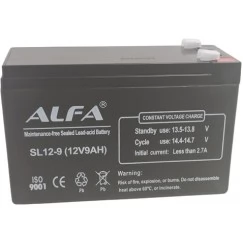 Аккумулятор свинцово-кислотный Alfa SL12-9 12V, 9Ah