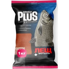 Прикормка Amatar Plus Лещ Мотыль (красная) 1кг