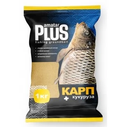 Прикормка Amatar Plus Карп Кукуруза (светлая) 1кг