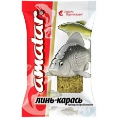 Прикормка Amatar Линь-Карась (светлая) 750 г