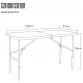 Стол складной Angioletto 122x60x74 см (пластик)